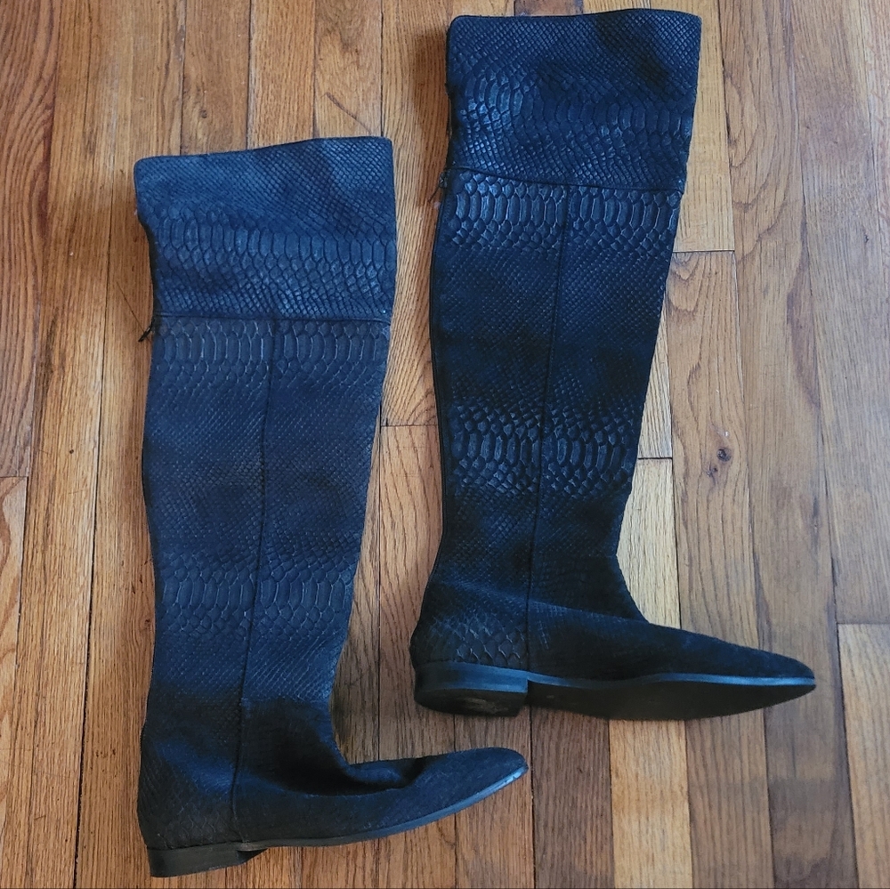 Seychelles Black Over The Knee Boots